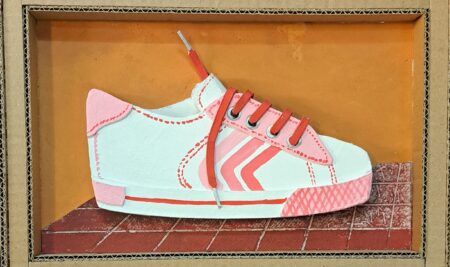 نقاشی با استفاده از جعبه های کارتنی